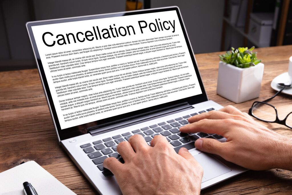 cancellation policy