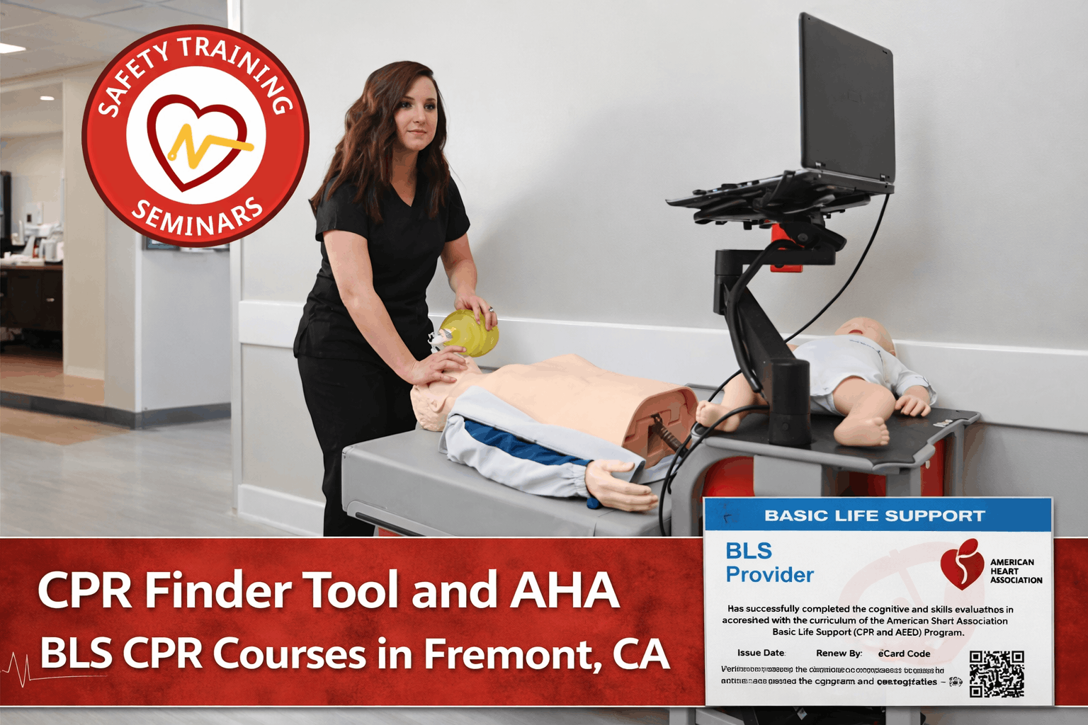 CPR Finder Tool and AHA BLS CPR Courses in Fremont, CA
